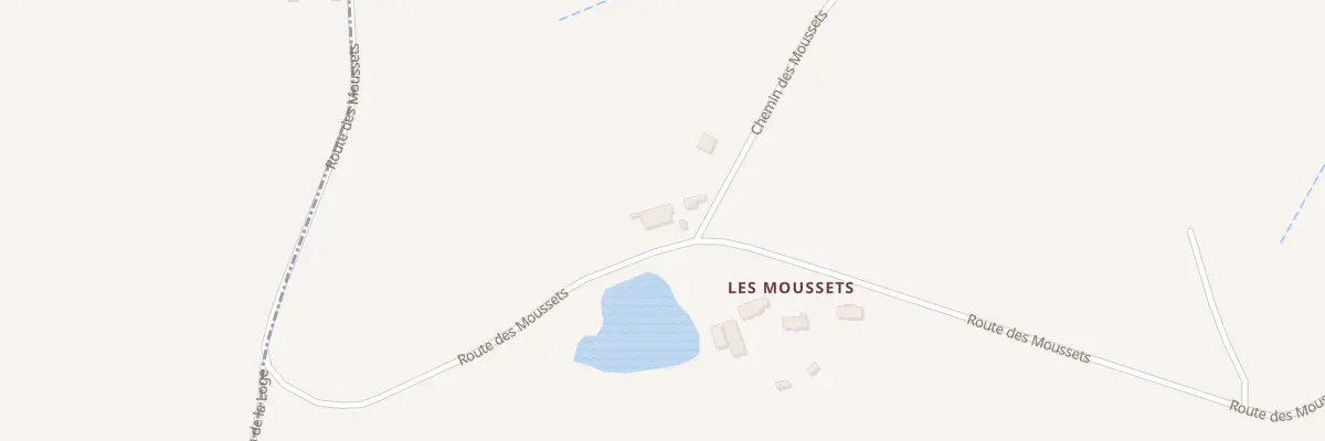 Plan du 4 Les Moussets à Bresnay