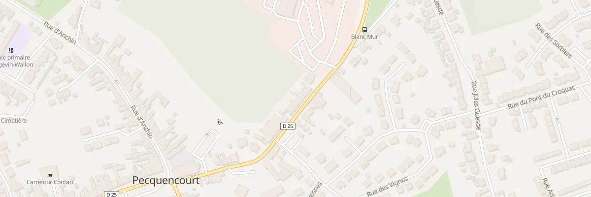 Plan du 27 Rue d’Estiennes d’Orves à Pecquencourt