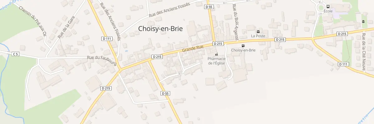 Plan du 32 Grande Rue à Choisy-en-Brie