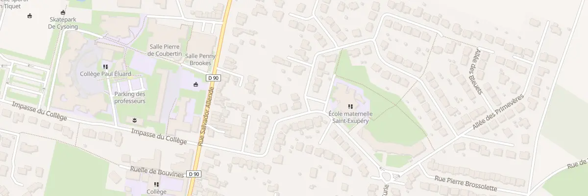 Plan du 684 Rue du Général de Gaulle à Cysoing