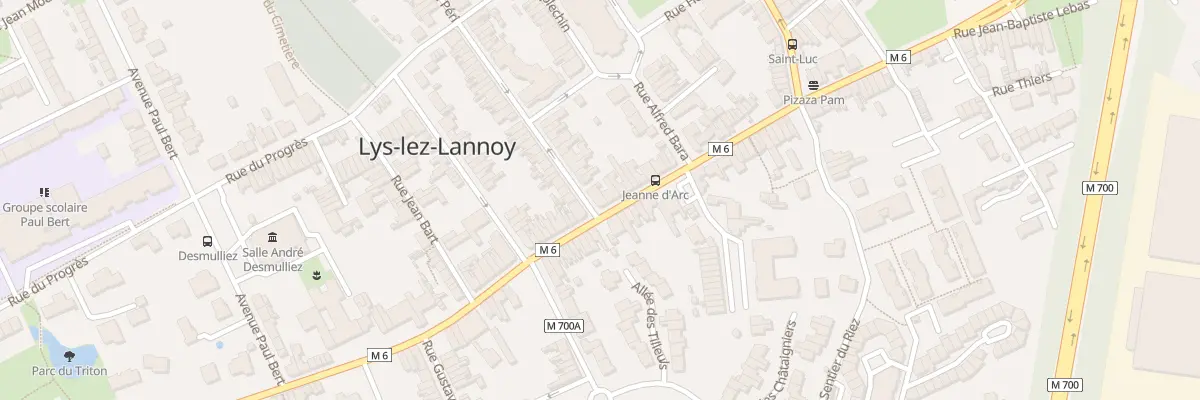 Plan du 65 Rue J B Lebas à Lys-lez-Lannoy