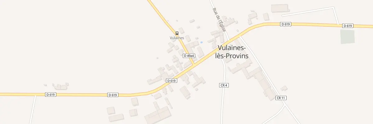 Plan du 21 Rte Nationale 19 à Vulaines-lès-Provins