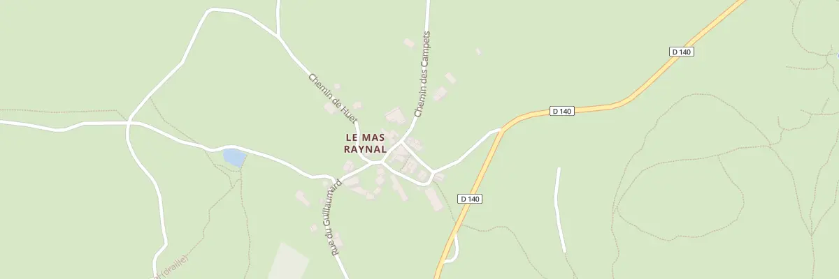 Plan du 5274 Le Mas Raynal à Cornus