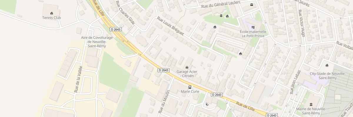 Plan du 142 Rue de Lille à Neuville-Saint-Rémy