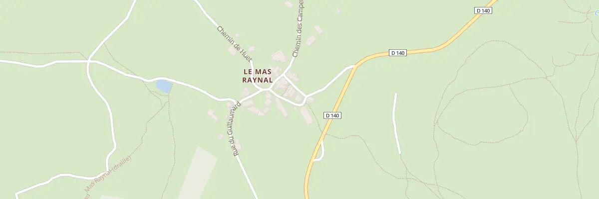 Plan du 5432 Le Mas Raynal à Cornus