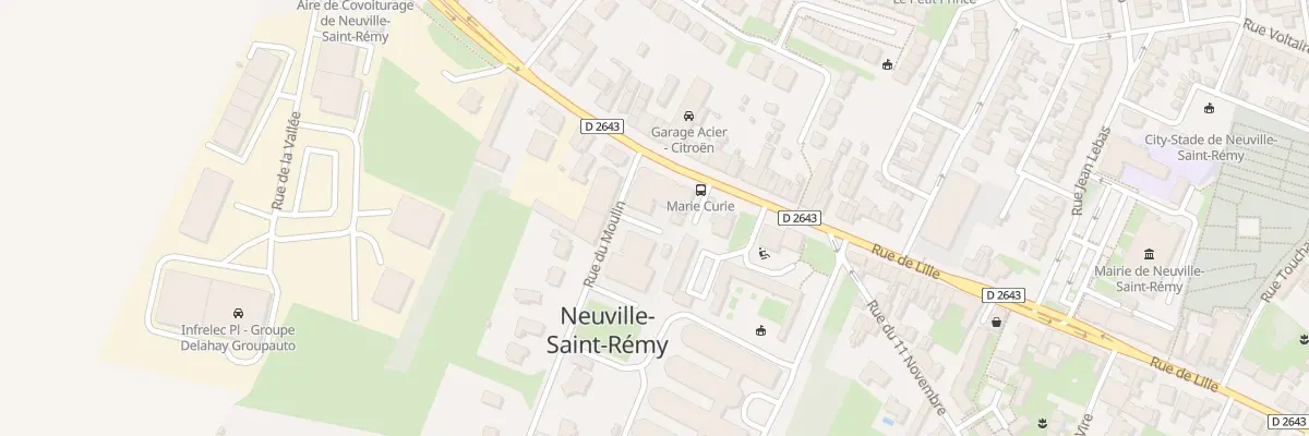 Plan du 191 Rue de Lille à Neuville-Saint-Rémy
