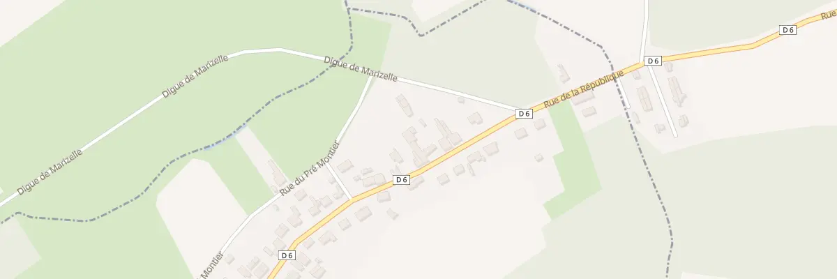 Plan du 9 Rue de la République à Bichancourt