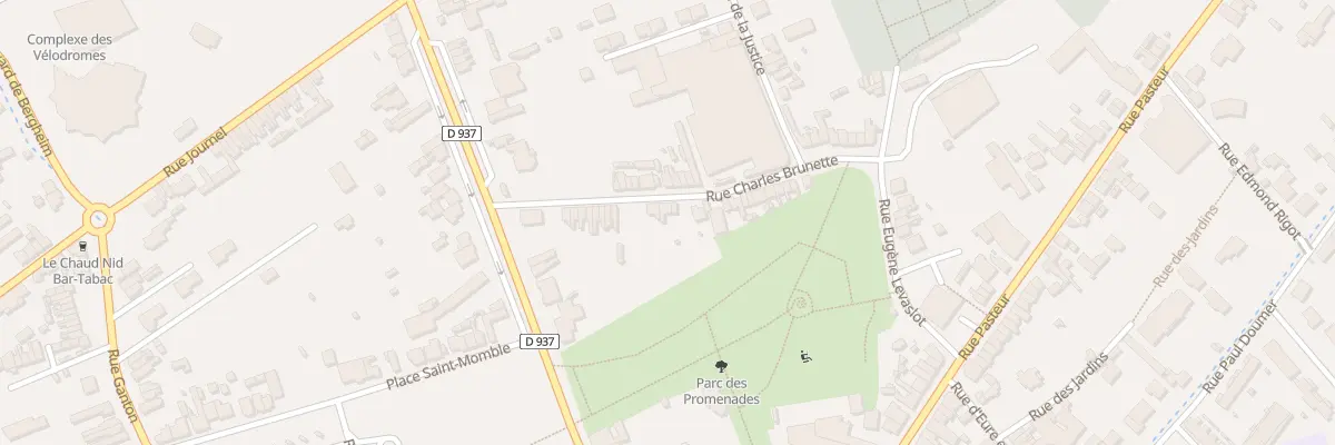 Plan du 28 Rue Charles Brunette à Chauny