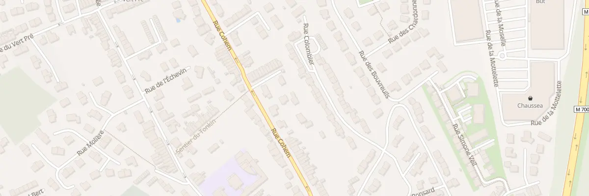 Plan du 122 Rue de Cohem à Lys-lez-Lannoy