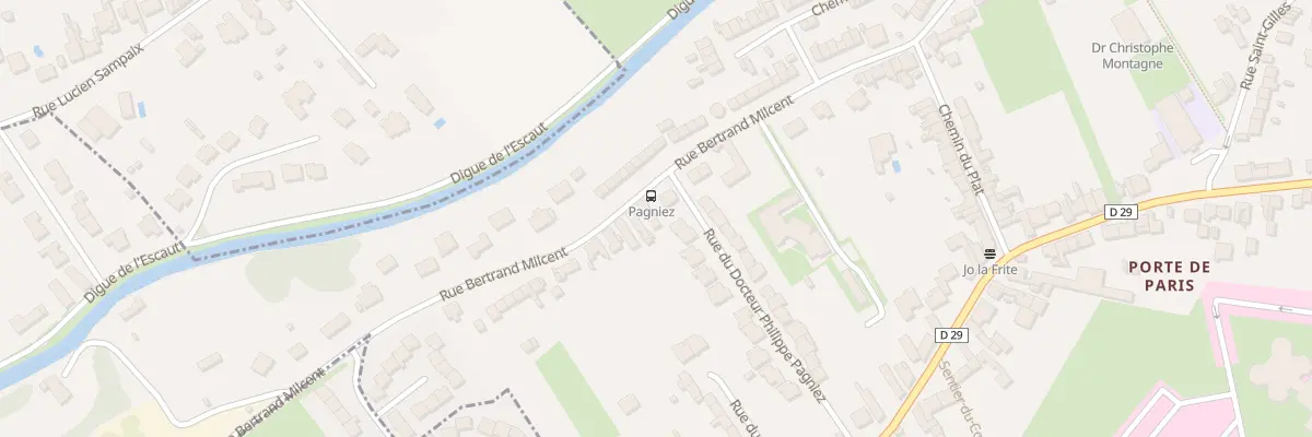 Plan du 965 Rue Bertrand Milcent à Cambrai