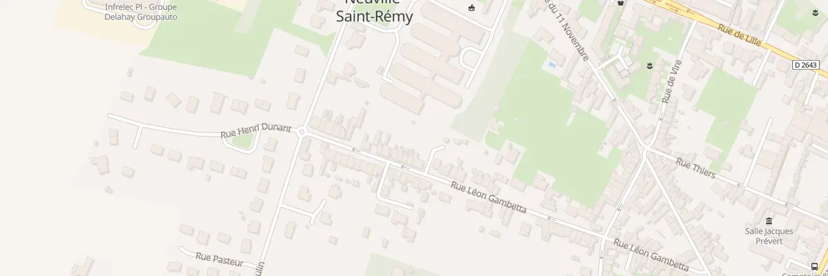 Plan du 62 Rue Gambetta à Neuville-Saint-Rémy