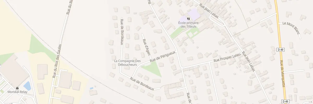 Plan du 2 Rue d’Agen à Tilloy-lez-Cambrai
