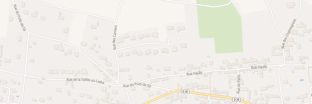 Plan du 13 Rue des Carriers à Nailly
