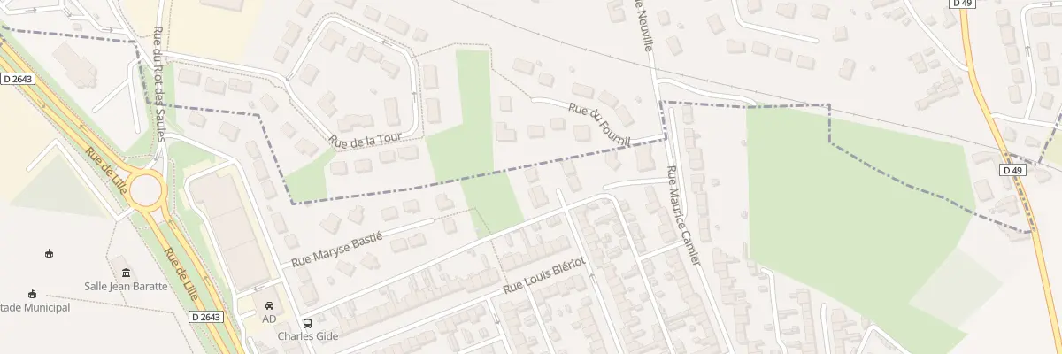Plan du 15 Rue Roger Salengro à Neuville-Saint-Rémy