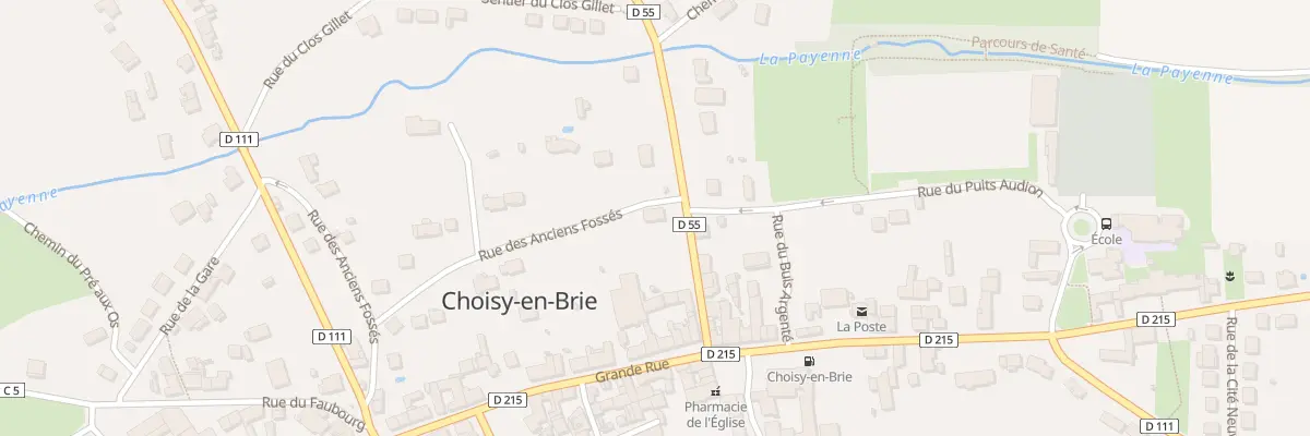 Plan du 5 Rte de Rebais à Choisy-en-Brie