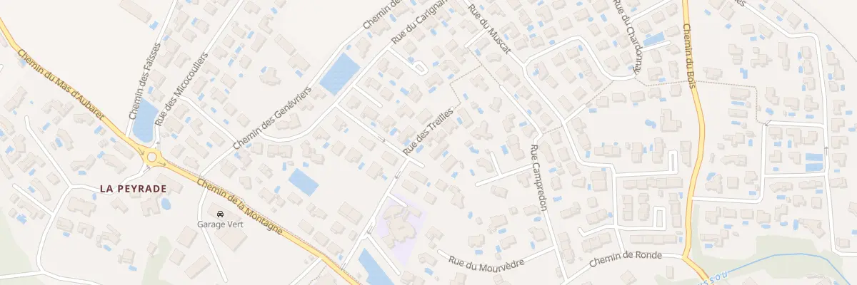 Plan du 14 Rue des Treilles à Magalas