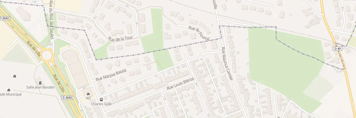 Plan du 13 Rue Roger Salengro à Neuville-Saint-Rémy