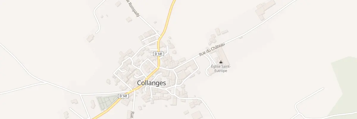 Plan du 5052 Rue du Château à Collanges