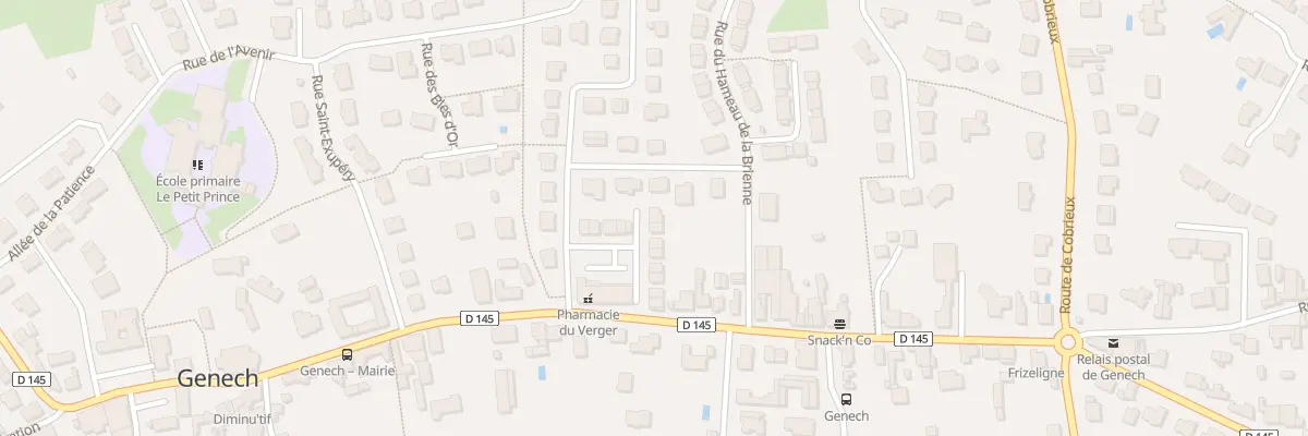 Plan du 4409 Rue du Verger à Genech