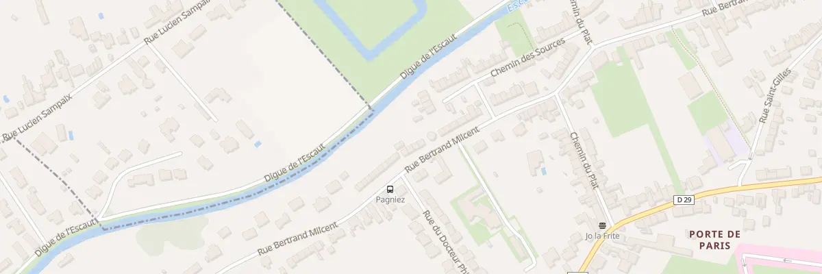 Plan du 904 Rue Bertrand Milcent à Cambrai