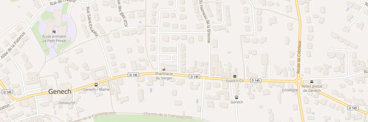 Plan du 4417 Rue du Verger à Genech