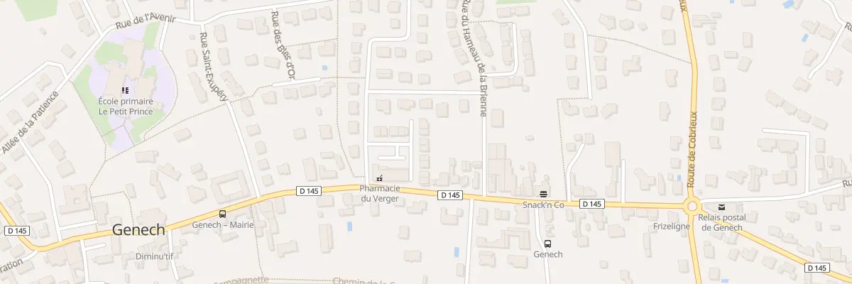 Plan du 4413 Rue du Verger à Genech