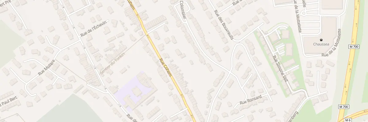 Plan du 114 Rue de Cohem à Lys-lez-Lannoy