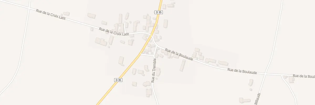 Plan du 1 Rue du Tremble à Étroussat