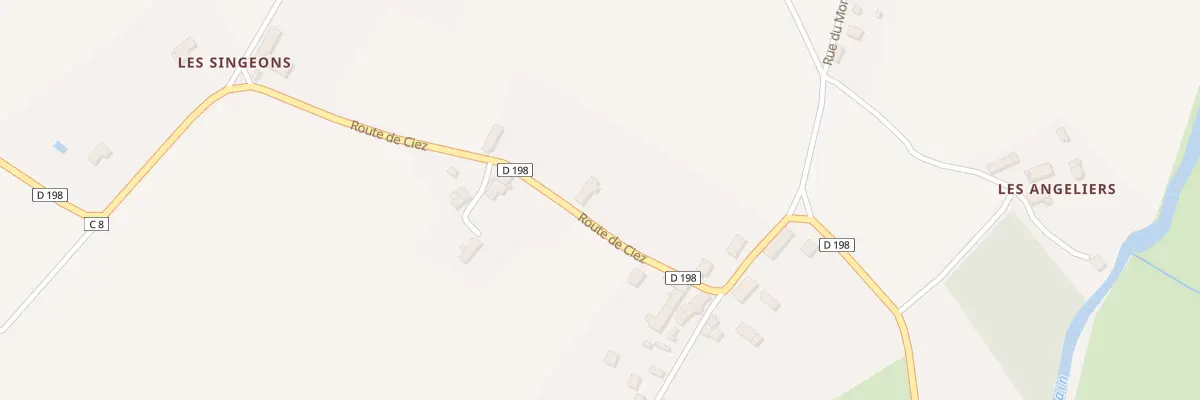 Plan du 50 Rte de Ciez à Couloutre