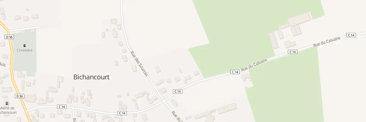 Plan du 26 Rue du Calvaire à Bichancourt
