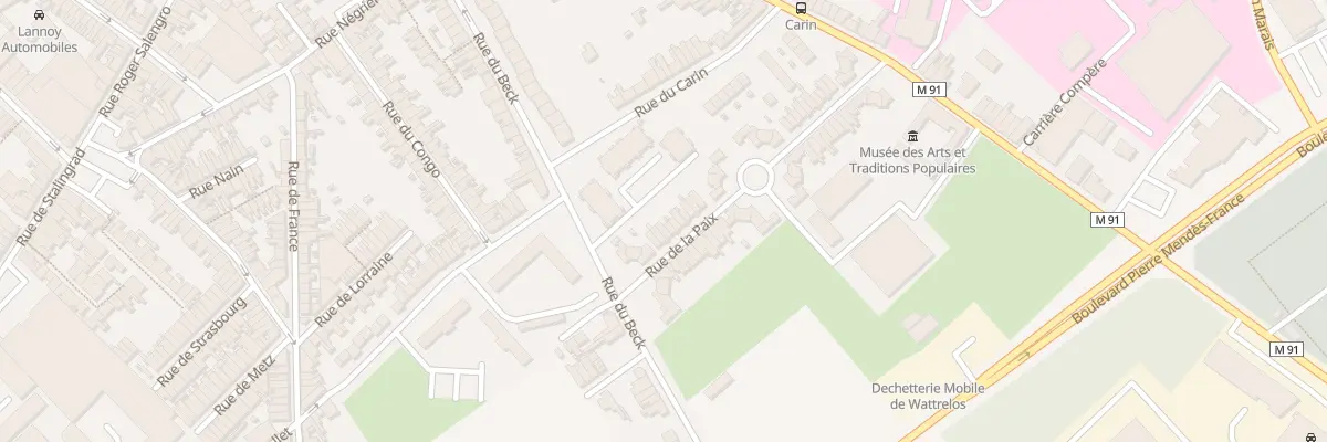 Plan du 56 Rue de la Paix à Wattrelos