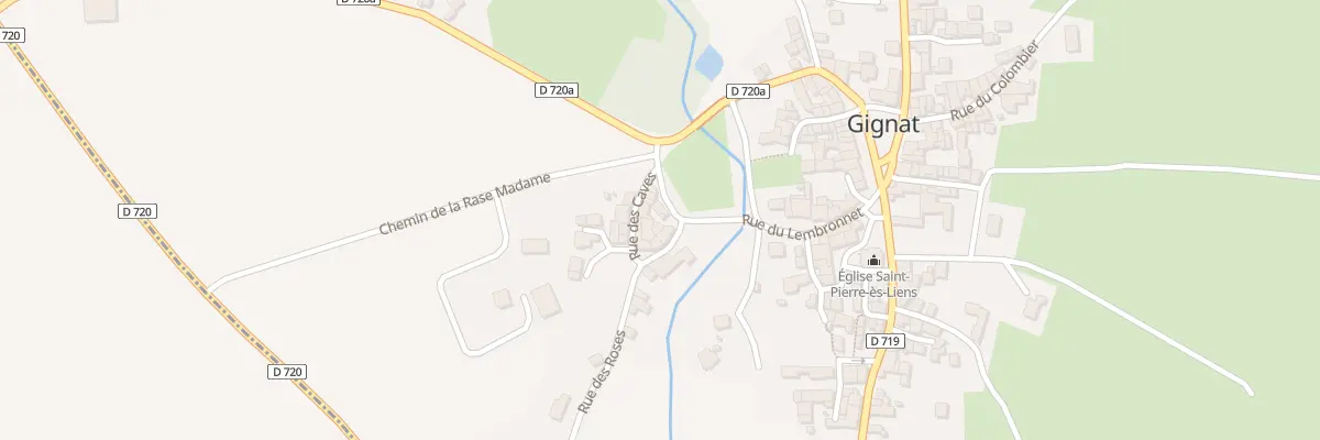 Plan du 7 Rue du Lembronnet à Gignat