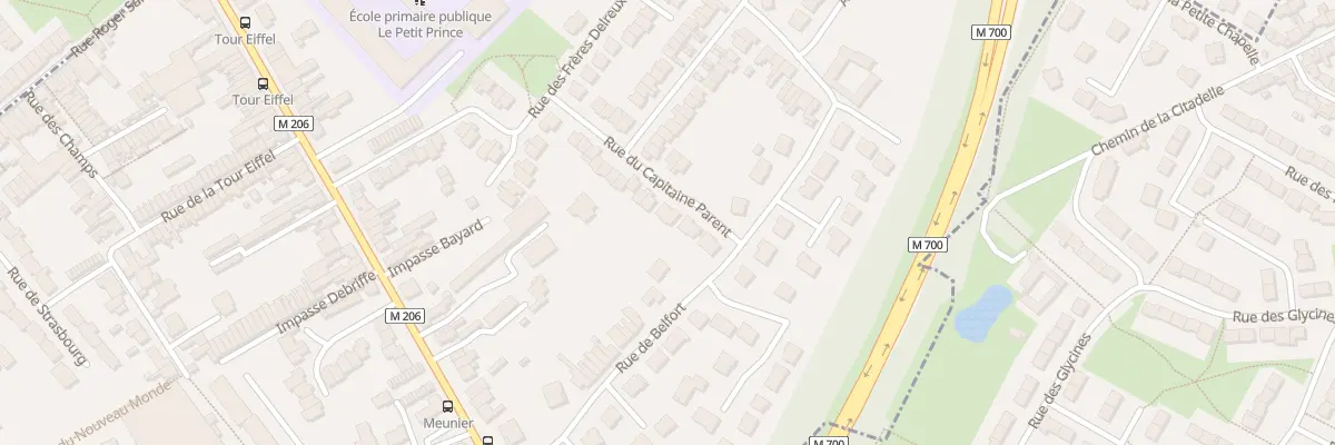 Plan du 20A Rue du Capitaine Parent à Lys-lez-Lannoy