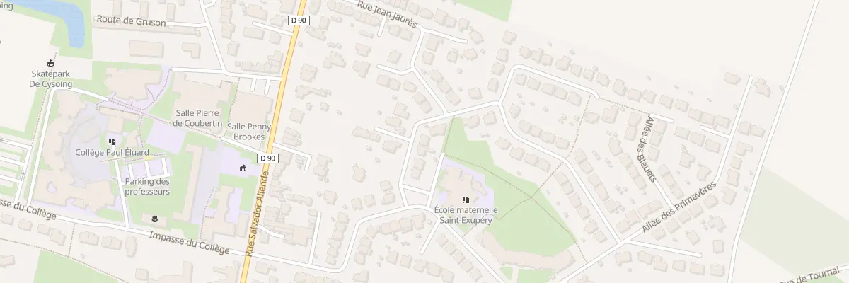 Plan du 559 Rue du Général de Gaulle à Cysoing