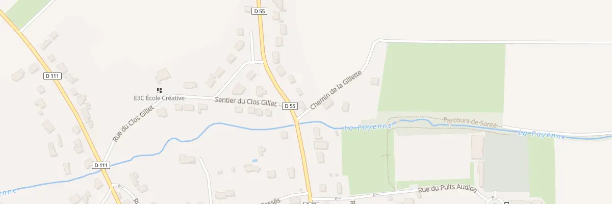 Plan du 14 Rte de Rebais à Choisy-en-Brie