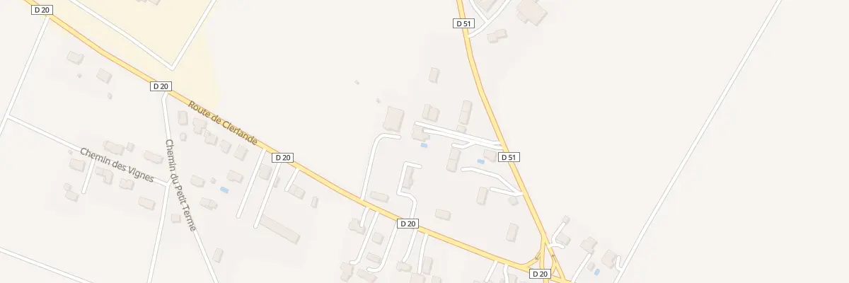Plan du 5B Av de la Gare à Ennezat