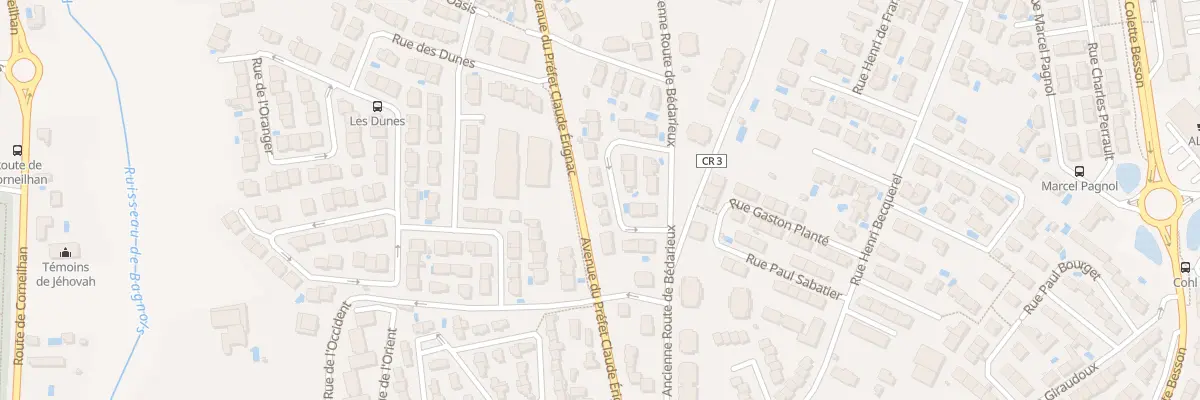 Plan du 9 Rue de la Cardabelle à Béziers