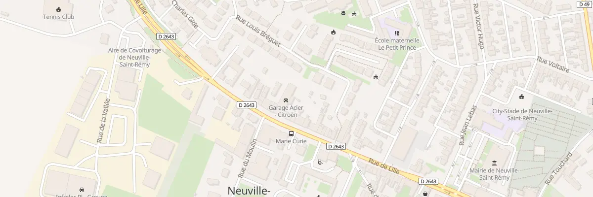 Plan du 126 Rue de Lille à Neuville-Saint-Rémy