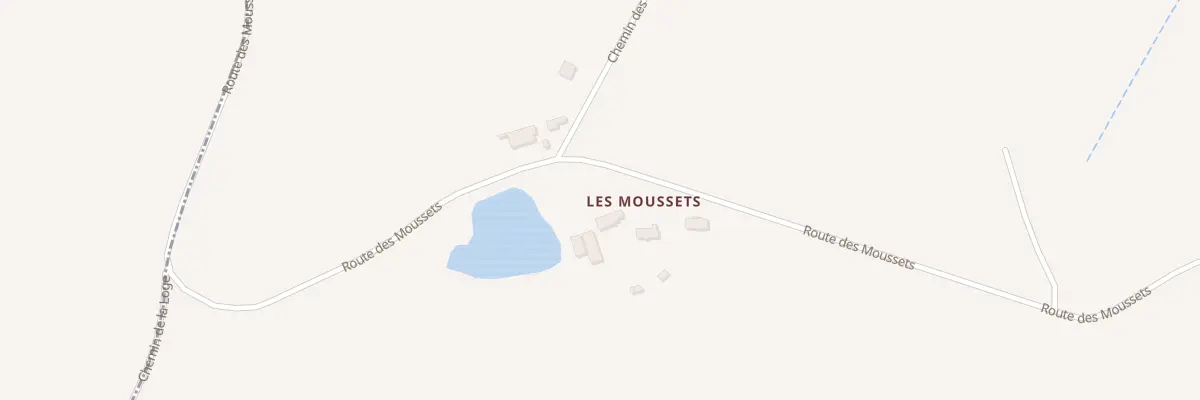 Plan du 699 Rte des Moussets à Bresnay