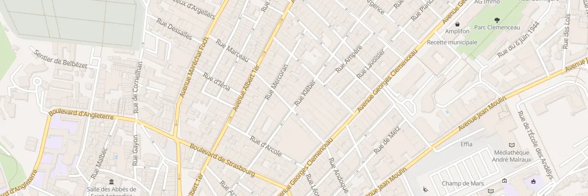 Plan du 33 Rue Kleber à Béziers