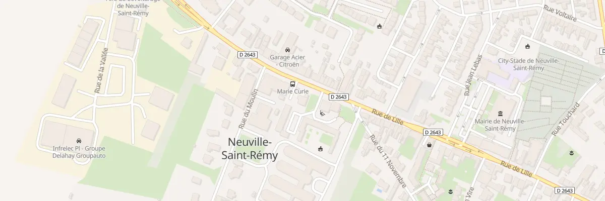Plan du 189B Rue de Lille à Neuville-Saint-Rémy