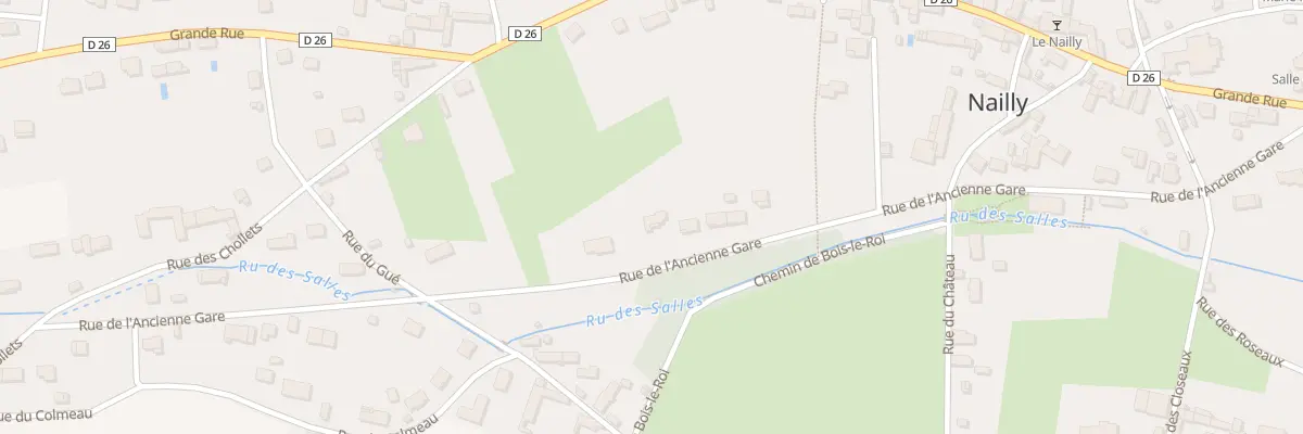 Plan du 11 Rue de l’Ancienne Gare à Nailly