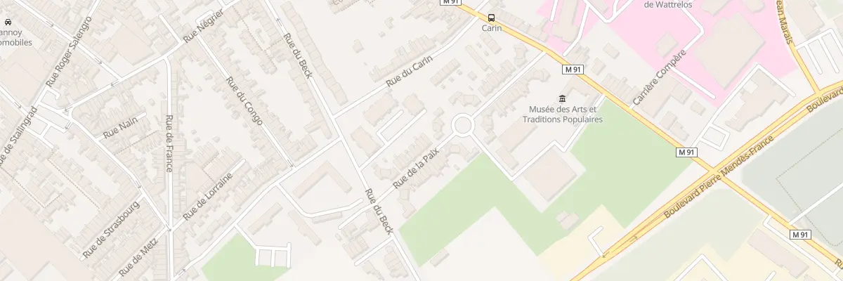 Plan du 46 Rue de la Paix à Wattrelos