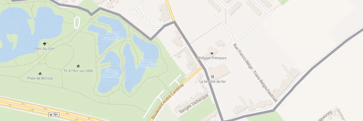 Plan du 205 Rue de Mouscron à Wattrelos