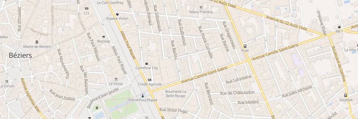 Plan du 41 Rue Berlioz à Béziers
