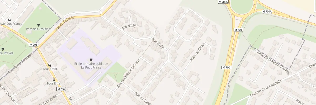 Plan du 20G Rue d’Isly à Lys-lez-Lannoy