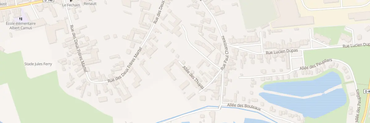 Plan du 464 Rue Paul Chantreau à Féchain