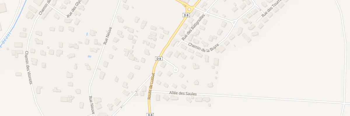 Plan du 41 Rte de Lussat à Chappes