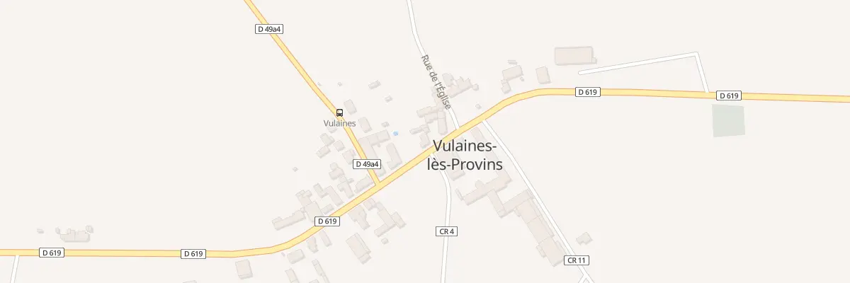 Plan du 15 Rte Nationale 19 à Vulaines-lès-Provins