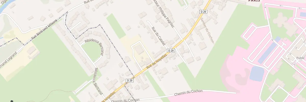 Plan du 736 Rue de Noyelles à Cambrai